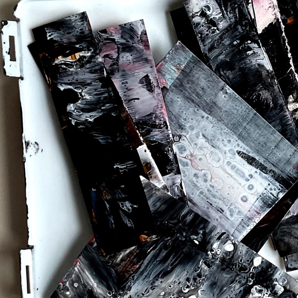 Junk Journal Pack 22+ Hand painted Pieces, Grunge Joy Collection 2- Limited Ed. - Picture 5 of 14